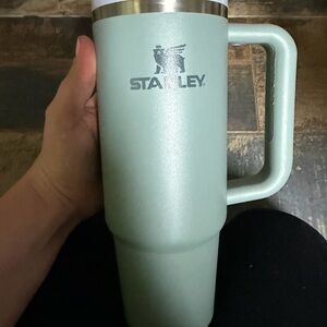 Stanley Mint Green Travel Mug with Handle